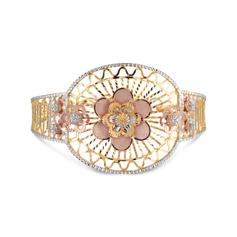Gold Plated Traditional Meenakari Bracelet 