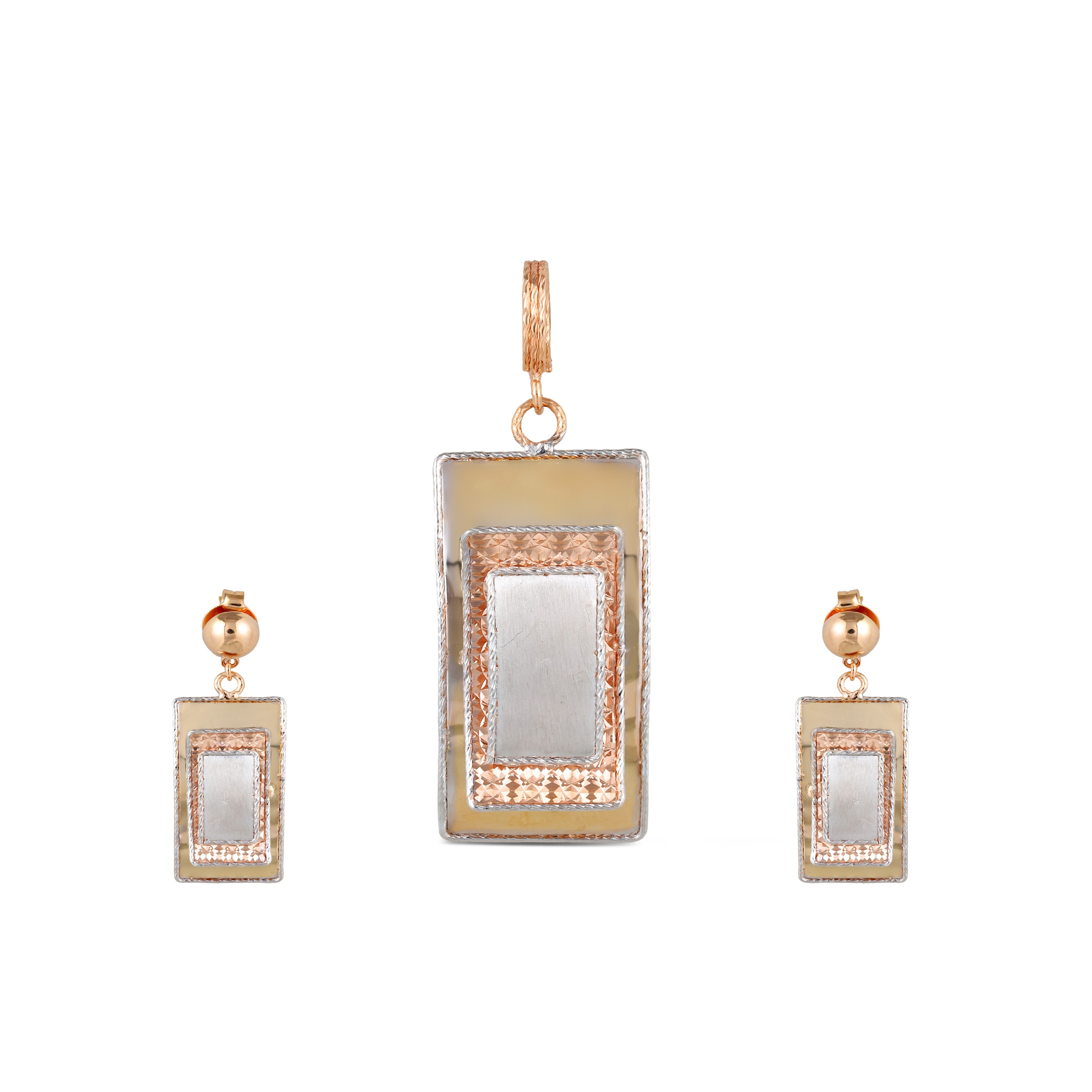 22KT GOLD PENDANT SET