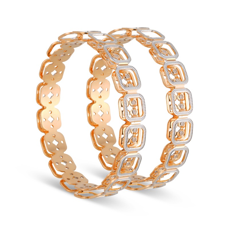 22Kt 3D Beatiful Multi Coulor Gold Bangle