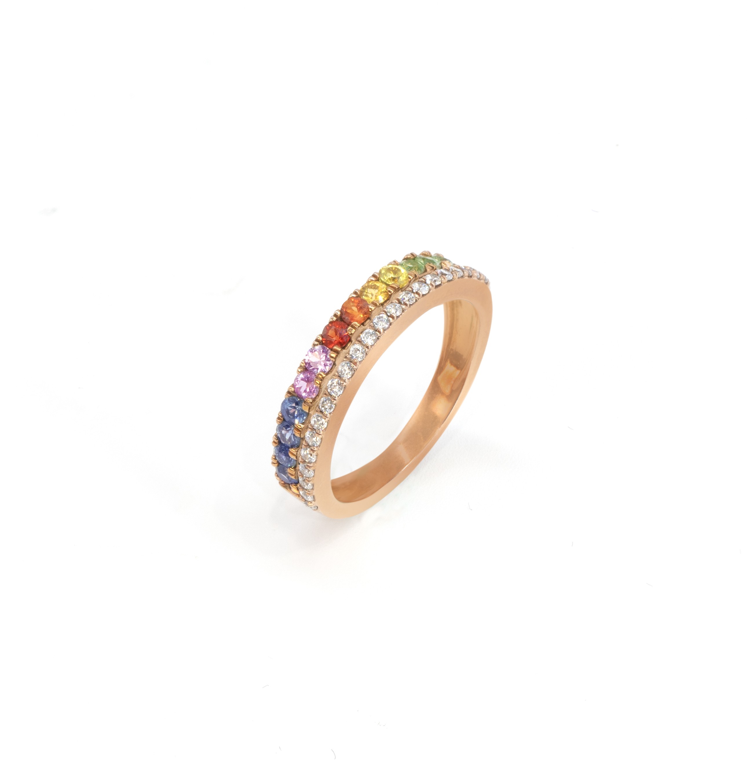 Rainbow Fashion 18Kt Ring 