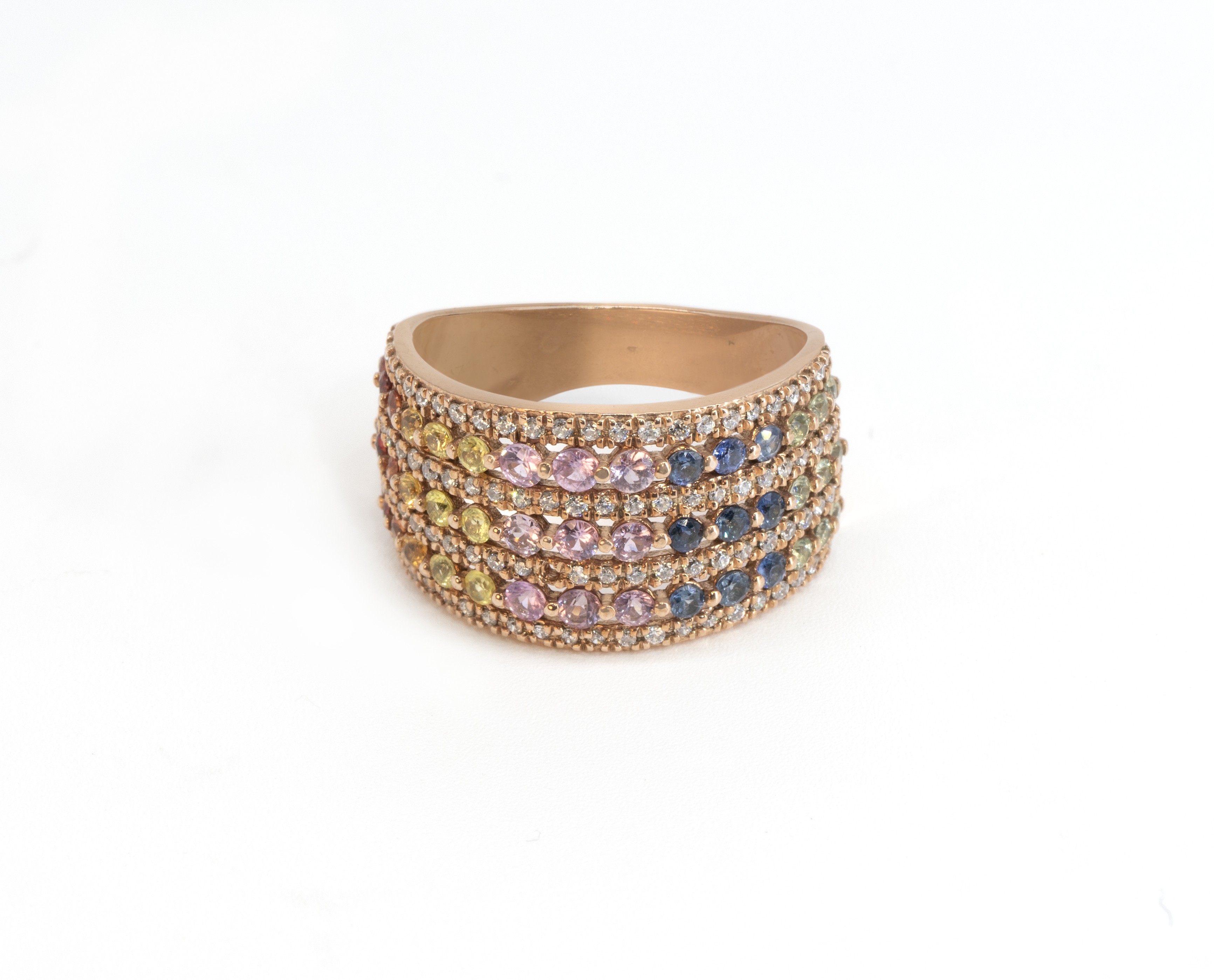 Rainbow Fashion 18Kt Ring 