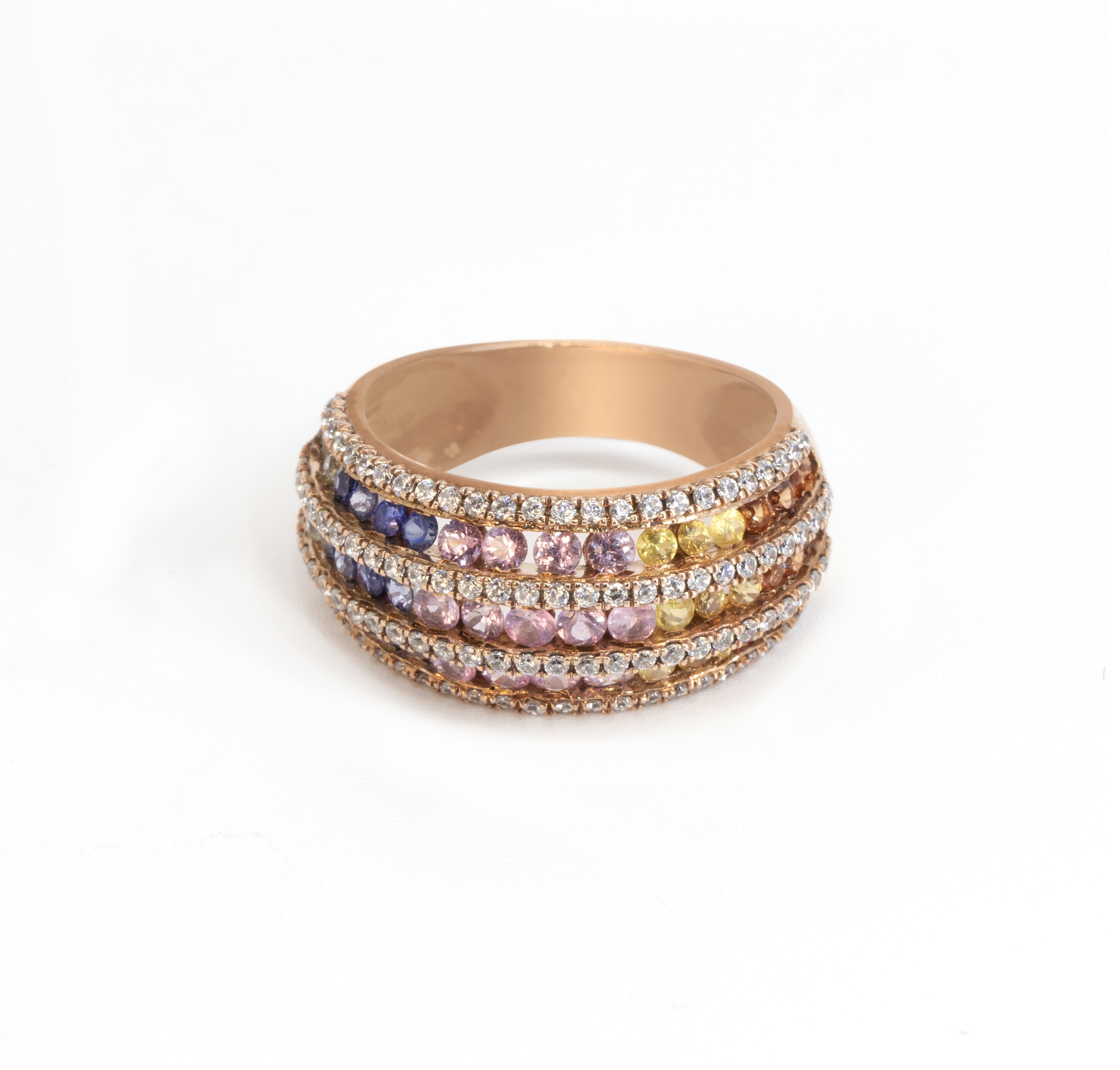 Rainbow Fashion 18Kt Ring 
