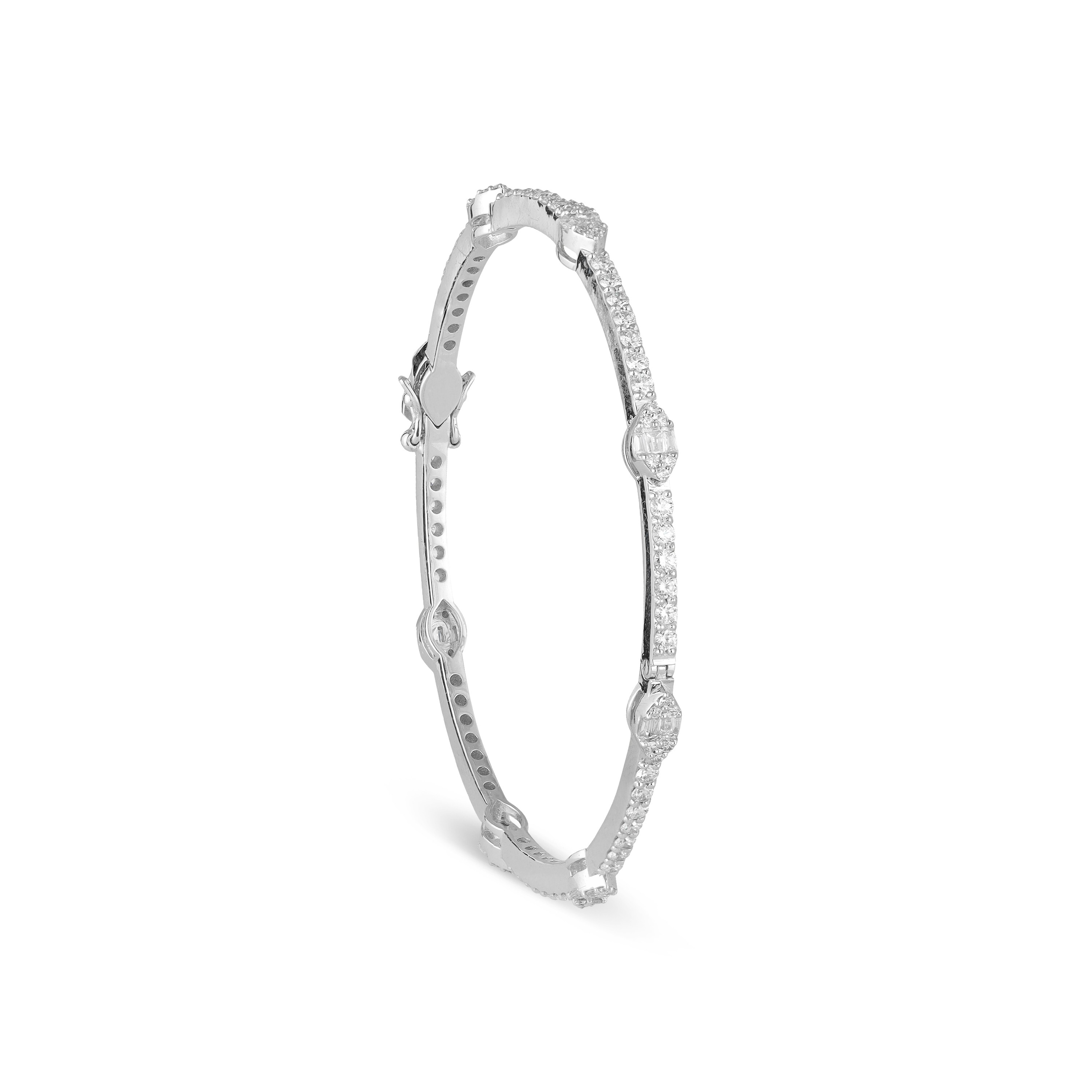 18KT DIAMOND BANGLE