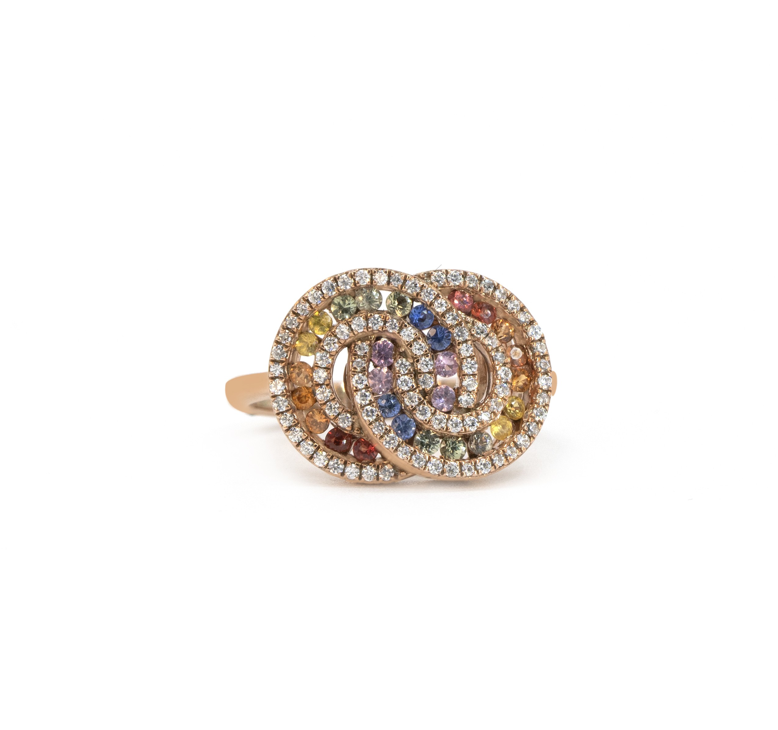 Rainbow Fashion 18Kt Ring 