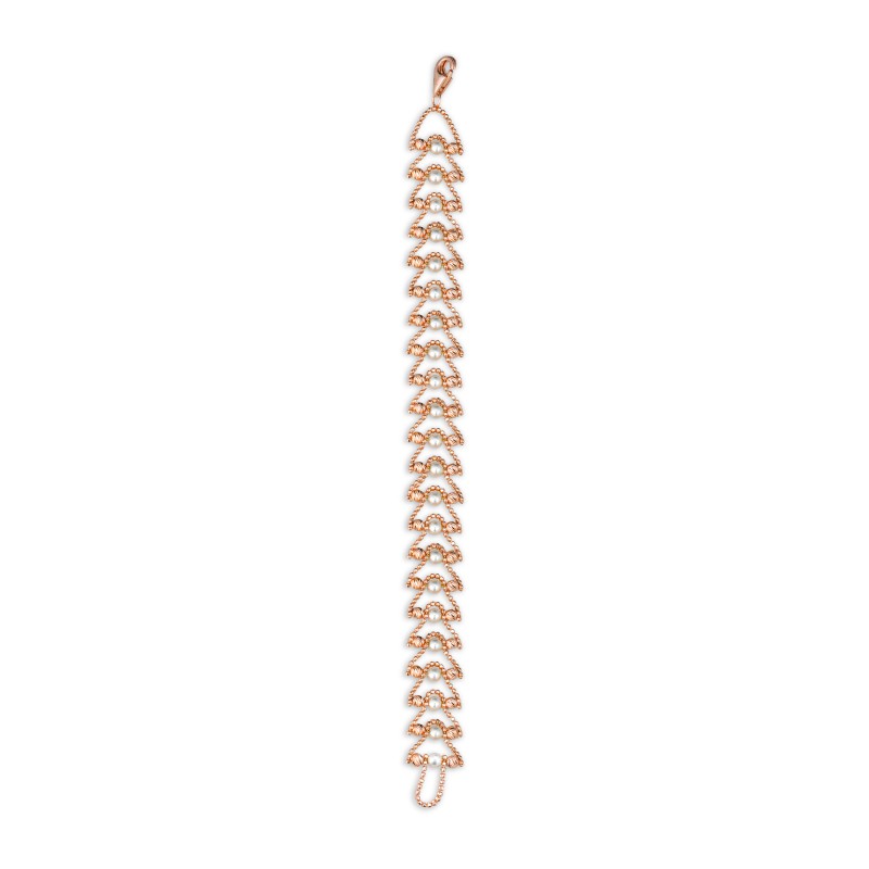 Elegant Pearl Chain Bracelet