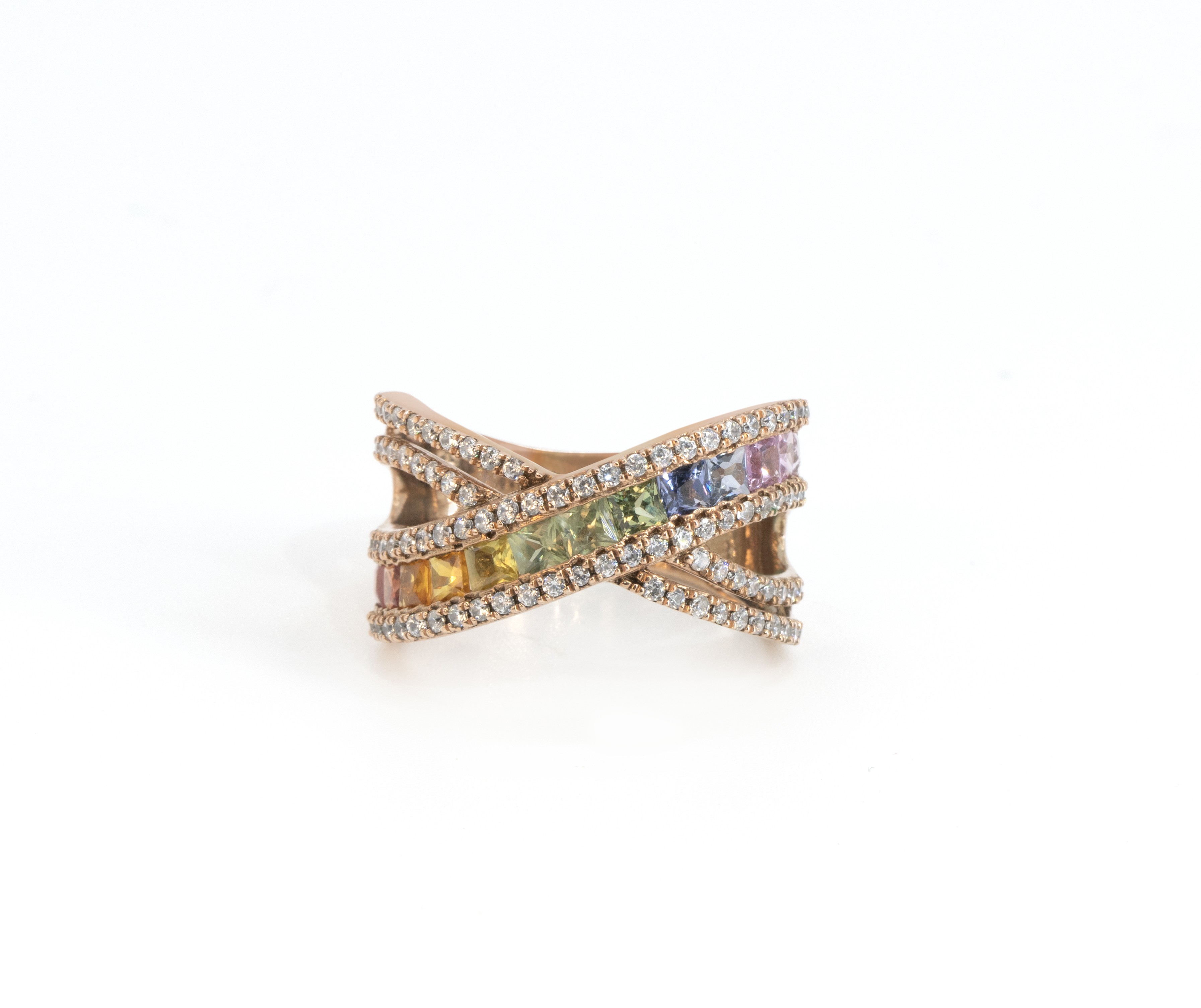 Rainbow Fashion 18Kt Ring 