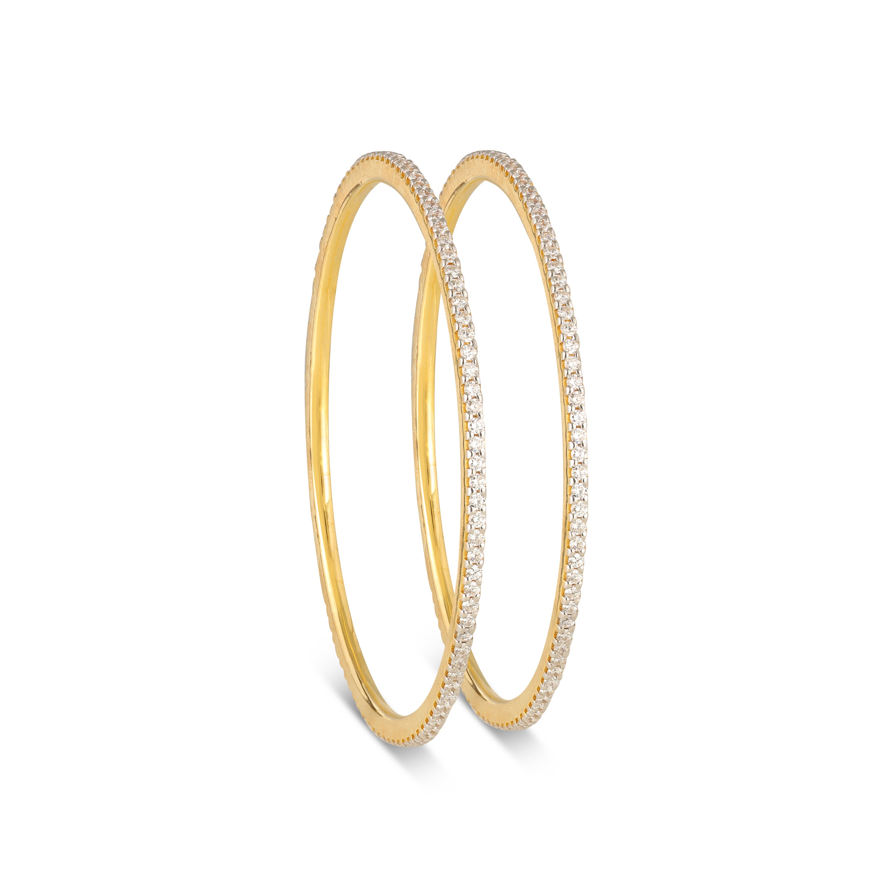 18KT DIAMOND BANGLE
