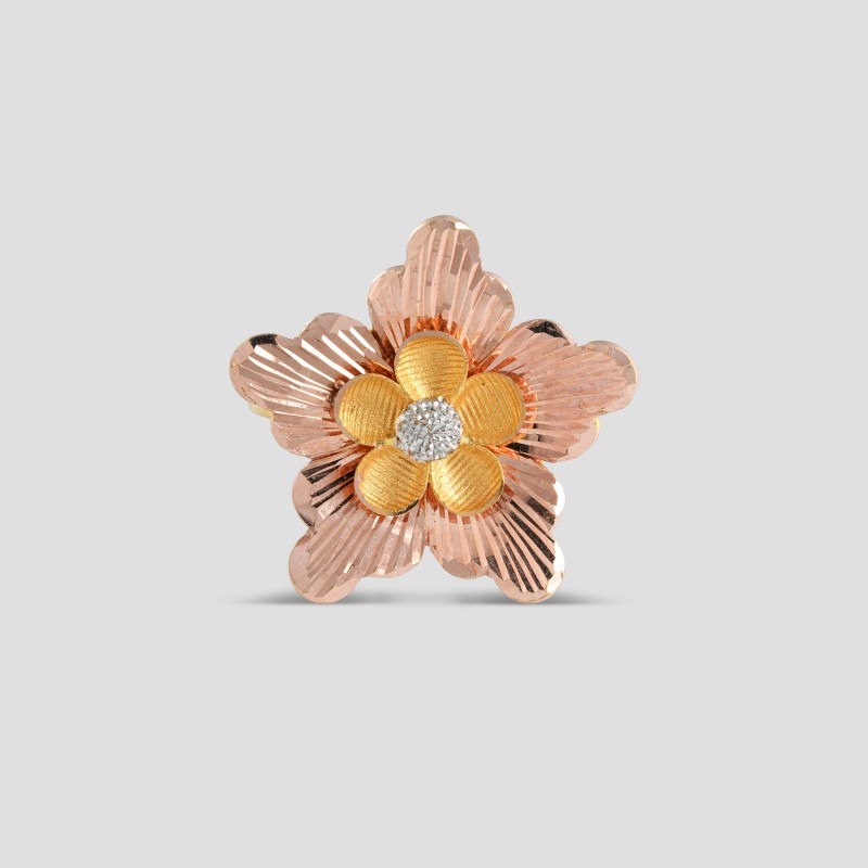 Flower Rodium  Ring